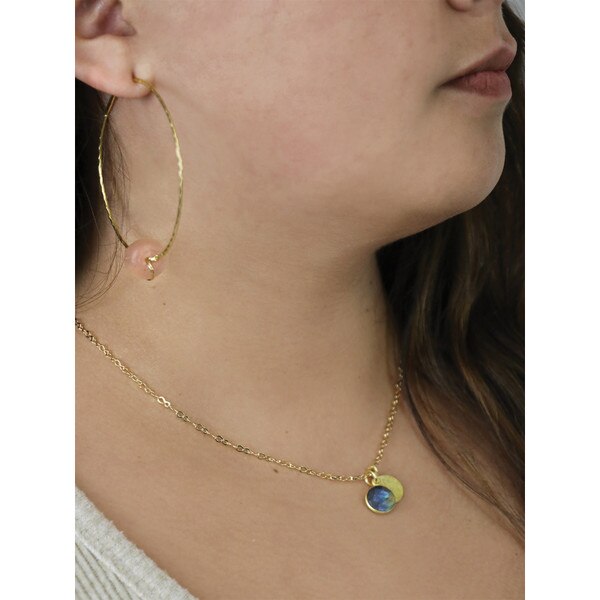 Evangeline Large Hoop Earrings Lifestyle 15